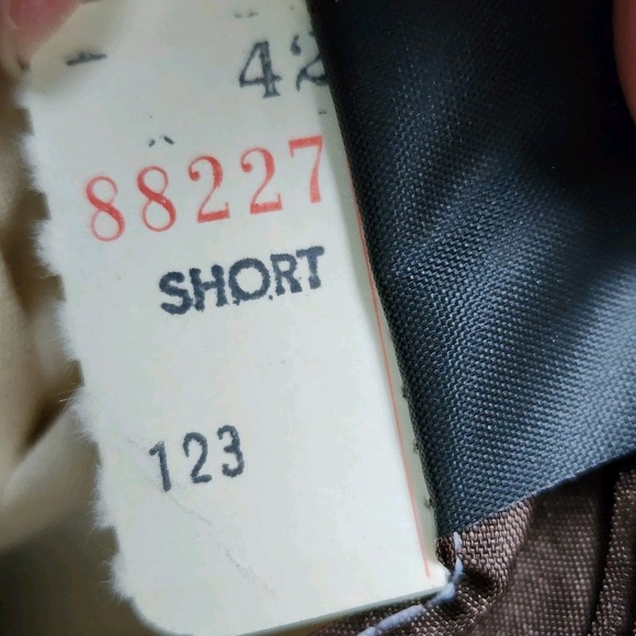 Henley Pure New Wool Tweed Blazer Mens 42‎ Short Hipster Jacket Vintage Wedding - Picture 15 of 16